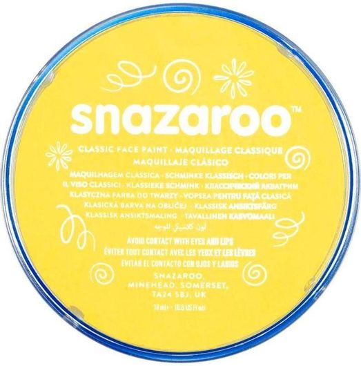 Κρέμα Face Painting Snazaroo 18ml Classic Bright Yellow