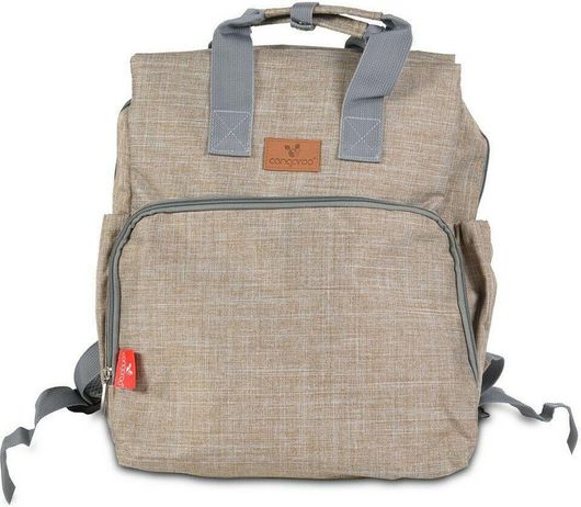 Τσάντα / Αλλαξιέρα Cangaroo Πλάτης Lydia 36x13x40cm Μπεζ