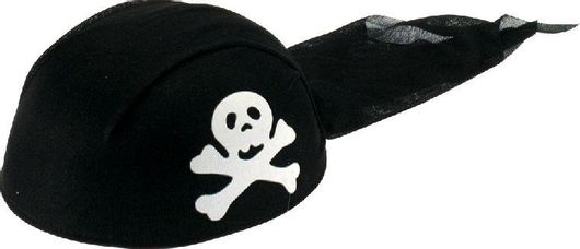 Αποκριάτικο Αξεσουάρ Καπέλο Πειρατή Μαύρο