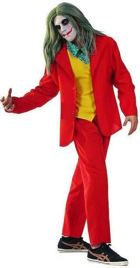 Αποκριάτικη Ανδρική Στολή Clown Republic Red Suit XS