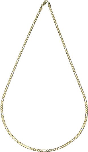Αλυσίδα ALFIG70KD-50 από Χρυσό 14Κ Φίγκαρο 50cm 2.60mm