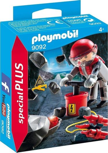 Playmobil Special Plus Μεταλλωρύχος με Εκρηκτικό Μηχανισμό για 4+ Ετών #9092