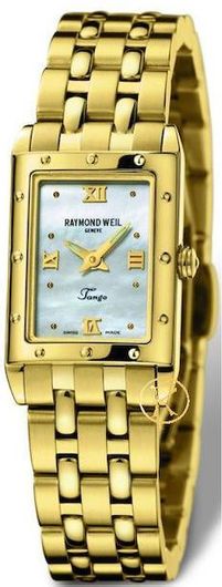 Γυναικείο Ρολόι Raymond Weil 5971-P-00915 Tango με Μεταλλικό Μπρασελέ Χρυσό