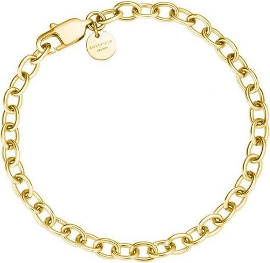 Βραχιόλι Αλυσίδα Rosefield JBOCG-J593 Oval Chainlink Χρυσό Ατσάλι