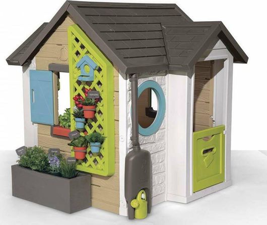 Παιδικό Σπιτάκι Κήπου Smoby 129x132x135cm Πολύχρωμο