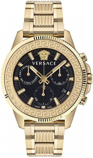 Ανδρικό Ρολόι Versace VE3J00622 με Μεταλλικό Μπρασελέ Χρυσό