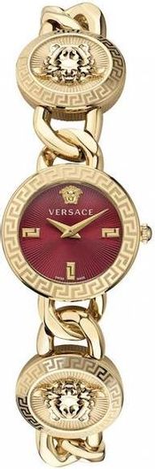 Γυναικείο Ρολόι Versace VE3C00322 με Μεταλλικό Μπρασελέ Χρυσό