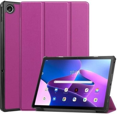 Θήκη Tablet Flip Cover για Lenovo Tab M10 Plus 3rd Gen 10.6" Δερματίνη Stand Μοβ