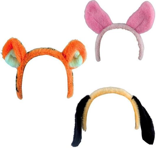 Αποκριάτικο Αξεσουάρ Στέκα Αυτάκια Λεοπάρδαλη/Τιγράκι