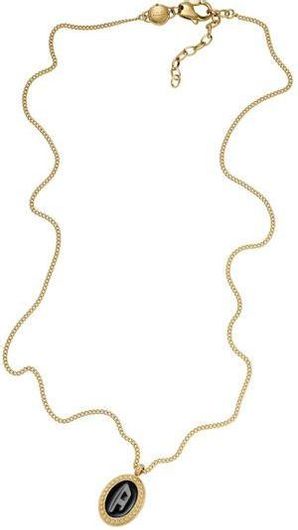 Κολιέ Αλυσίδα Diesel DX1383710 Single Pendant από Χρυσό Ατσάλι