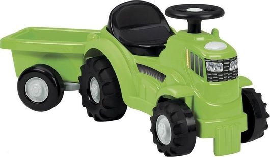 Περπατούρα Ecoiffier Tractor Trailer Ride On για 12+ Μηνών Πράσινο