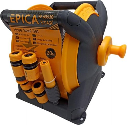 Ανέμη Ποτίσματος Epica Star EP-60630 Τοίχου με Λάστιχο 20m