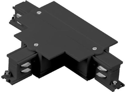 Σύνδεσμος Ράγας Φωτιστικών Eurolamp 145-59256 Μαύρο