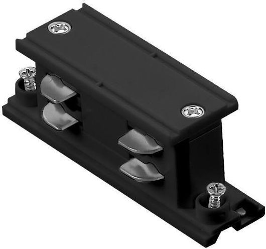 Σύνδεσμος Ράγας Φωτιστικών Eurolamp 145-59253 Μαύρο