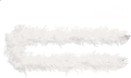 Αποκριάτικο Αξεσουάρ Fun World Φτερά Boa Άσπρα 180cm