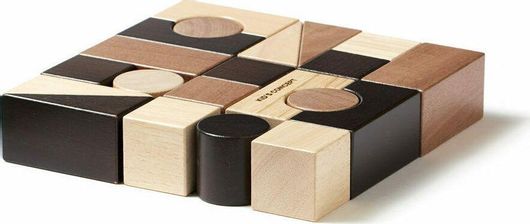 Τουβλάκια Kids Concept Ξύλινα Στοίβαξης για 12+ Μηνών 20τμχ