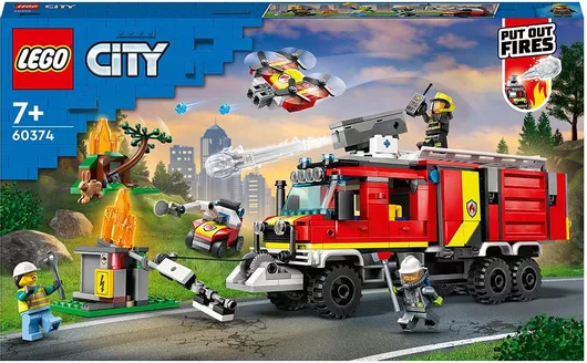 Lego City Fire Command Truck για 7+ Ετών #60374