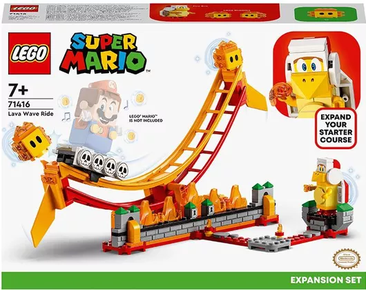 Lego Super Mario Lava Wave Ride Expansion Set για 7+ Ετών #71416