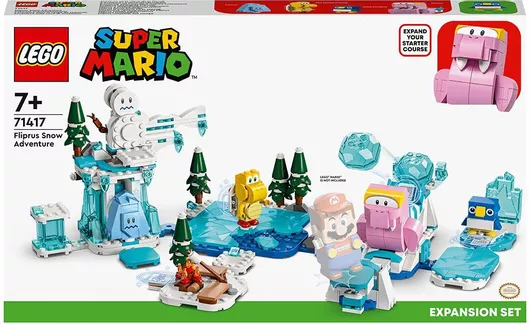 Lego Super Mario Fliprus Snow Adventure Expansion Set για 7+ ετών #71417