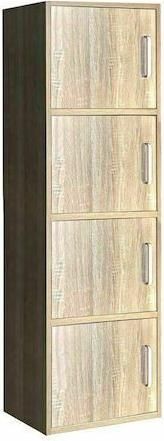 Ντουλάπι Αποθήκευσης Closet Ξύλινο Sonoma 42x30x106cm