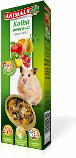 Τροφή Τρωκτικού Animals Στικς Φρούτων για Χάμστερ 2τμχ 140gr