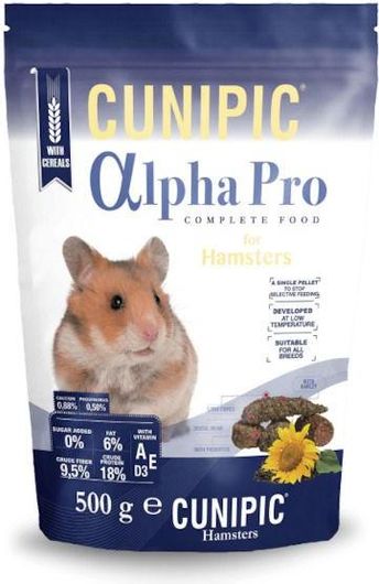 Τροφή Τρωκτικών Cunipic Alpha Pro Hamster 500gr