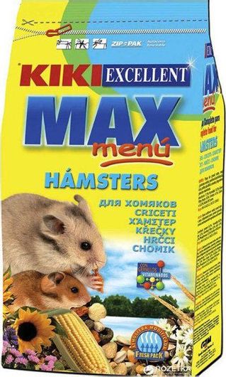 Τροφή Τρωκτικού KIKI Max Menu για Χάμστερ/Σκίουρους 450gr