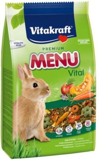 Τροφή Τρωκτικών Vitakraft Λιχουδιά για Κουνέλι Menu Vital 3kg