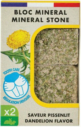 Τροφή Τρωκτικού Zolux Mineral Block Πικραλίδα για Τρωκτικά 2τμχ 200gr