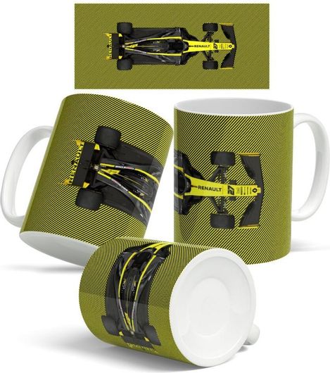 Κούπα Renault Formula 1 Κεραμική 330ml Κίτρινο
