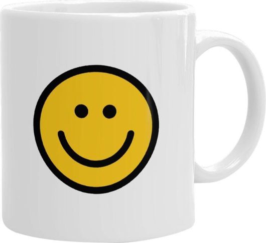 Κούπα Smile Classic Κεραμική 330ml Λευκό