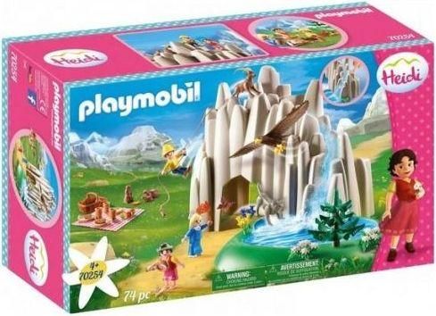 Playmobil Heidi Η Χάιντι, ο Πέτερ και η Κλάρα στην Κρυστάλλινη Λίμνη για 4+ ετών