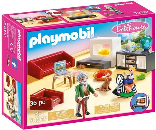Playmobil Dollhouse Σαλόνι Κουκλόσπιτου για 4 ετών