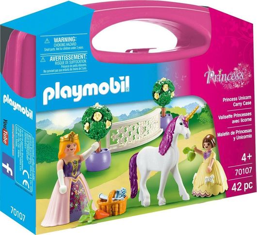Playmobil Princess Unicorn Carry Case L για 4+ ετών