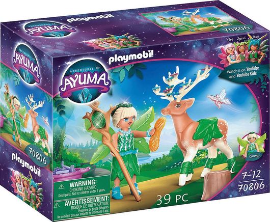 Playmobil Ayuma Forest Fairy με Μαγικό Ζωάκι για 7+ Ετών #70806