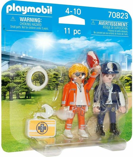 Playmobil Διασώστης & Αστυνομικός για 4+ Ετών #70823