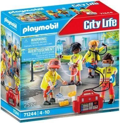 Playmobil City Life Ομάδα Διάσωσης για 4+ Ετών #71244