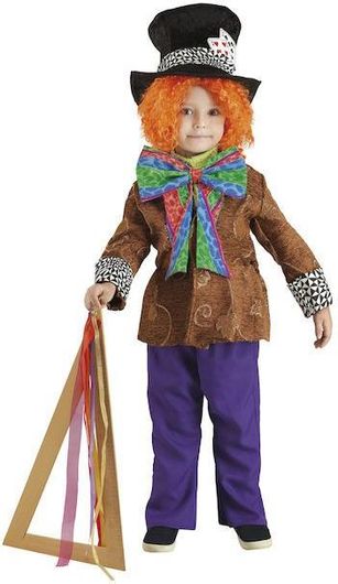 Αποκριάτικη Παιδική Στολή Clown Republic Τρελοκαπελάς 4 Ετών