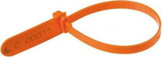 Σφραγίδες Ασφαλείας Εμπορεύματος Lampa Tyre UP 254x20mm 10τμχ Πορτοκαλί