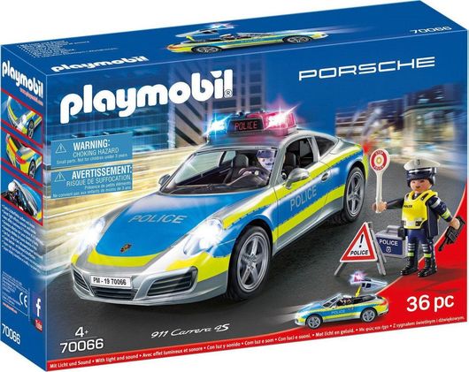 Playmobil City Action 70066 Porsche 911 Carrera 4S Police για 4+ ετών 