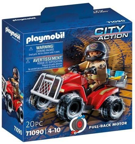 Playmobil Πυροσβέστης με Γουρούνα 4x4 4+ Ετών #71090  