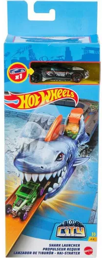 Πίστα Mattel Hot Wheels City Καρχαρίας Εκτοξευτής για 4+ Ετών