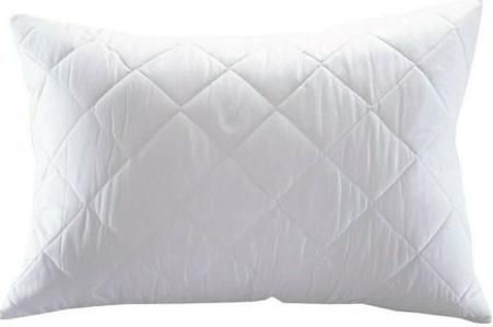 Σετ Προστατευτικά Μαξιλαριών Viopros Καπιτονέ 35x65cm Λευκά