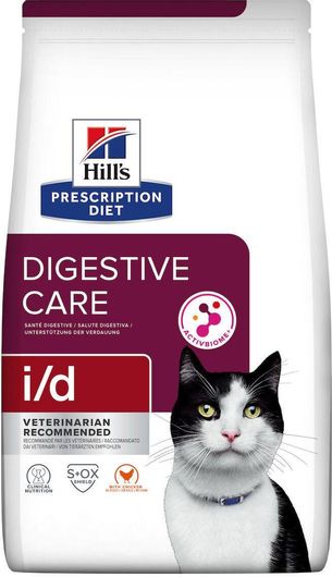Ξηρά Τροφή Hill's Prescription Diet Digestive Care i/d για Ενήλικες Γάτες με Ευαίσθητο Γαστρεντερικό με Κοτόπουλο 1.5kg