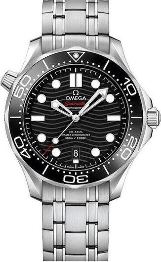 Ανδρικό Ρολόι Omega Seamaster 210.30.42.20.01.001 με Μεταλλικό Μπρασελέ Ασημί