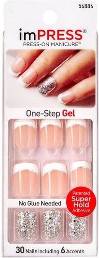 Tips Νυχιών Kiss imPRESS PressOn Manicure Rock It 30τμχ