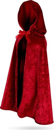 Παιδική Κάπα Great Pretenders Βελουτέ Κοκκινοσκουφίτσα για 4-6 Ετών