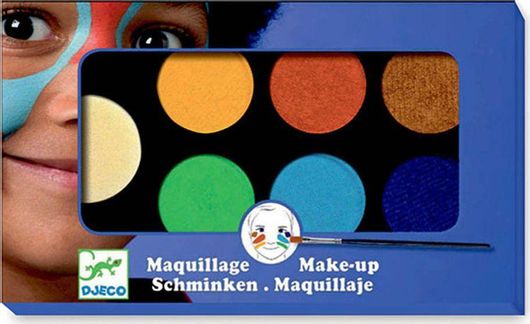 Αποκριάτικη Παλέτα Μακιγιάζ 6τμχ Πολύχρωμο