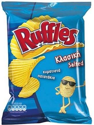 Πατατάκια Ruffles Αλάτι 90gr
