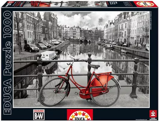 The Canal, Amsterdam, Holland Puzzle 2D 1000pcs